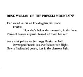 Dusk Woman of the Peseli Mountains