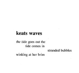 keats waves haiku